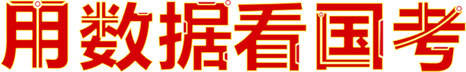 用數(shù)據(jù)看國(guó)考